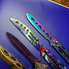 Lot of 4 Butterfly Balisong Trainer Knives