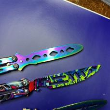 Lot of 4 Butterfly Balisong Trainer Knives