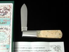 New York Knife Co Smooth Fossil Ivory Matteawan Barlow Knife By Cooper Cutlery M1506-FI USA Made  