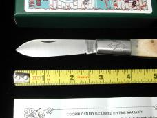 New York Knife Co Smooth Fossil Ivory Matteawan Barlow Knife By Cooper Cutlery M1506-FI USA Made  