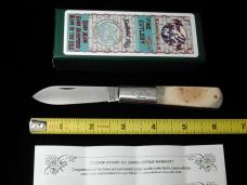 New York Knife Co Smooth Fossil Ivory Matteawan Barlow Knife By Cooper Cutlery M1506-FI USA Made  