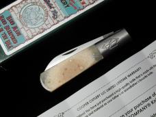 New York Knife Co Smooth Fossil Ivory Matteawan Barlow Knife By Cooper Cutlery M1506-FI USA Made  