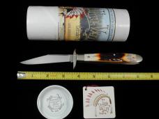 Tuna Valley Cutlery Genuine Amber Stag Mountain Cougar Swing Guard Knife Rare 1 of 30 COA Made USA