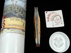 Tuna Valley Cutlery Genuine Amber Stag Mountain Cougar Swing Guard Knife Rare 1 of 30 COA Made USA