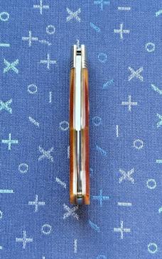 Great Eastern Cutlery 722112 Badger Club Knife, Copperhead Jig Bone Scale, Unused (GEC 72)