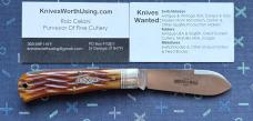Great Eastern Cutlery 722112 Badger Club Knife, Copperhead Jig Bone Scale, Unused (GEC 72)