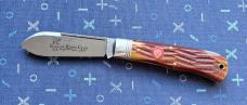 Great Eastern Cutlery 722112 Badger Club Knife, Copperhead Jig Bone Scale, Unused (GEC 72)