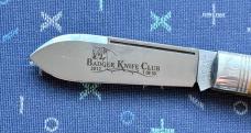 Great Eastern Cutlery 722112 Badger Club Knife, Copperhead Jig Bone Scale, Unused (GEC 72)