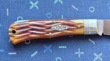 Great Eastern Cutlery 722112 Badger Club Knife, Copperhead Jig Bone Scale, Unused (GEC 72)