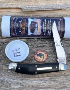 GEC ** 888025 WAYNORTH GABON EBONY BISON BELLY KNIFE