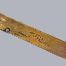 Antique 1880s Swedish Folding Barrel Knife by Johan Engström Eskilstuna #8763