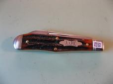 GREAT EASTERN TIDIOUTE 922225 EUREKA JACK AMBER CARVED STAG BONE SFO