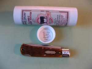 GREAT EASTERN TIDIOUTE 421125LB MISSOURI PATTERN ANTIQUE YELLOW JIGGED BONE "S"