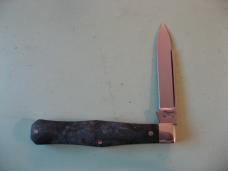   DANIELS FAMILY KNIFE BRANDS-TITUSVILLE CUTLERY-LEXINGTONIAN-GREEN MAPLE BURL