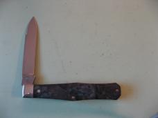   DANIELS FAMILY KNIFE BRANDS-TITUSVILLE CUTLERY-LEXINGTONIAN-GREEN MAPLE BURL