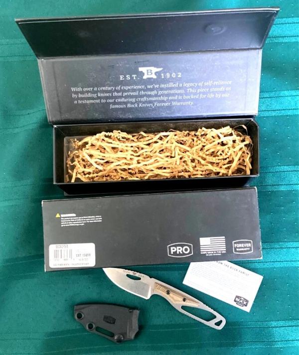 Buck 630GRS-B Pro Paklite Hide NIB