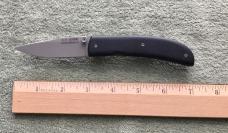 Custom A T Barr Tactical Liner Lock Knife Mint