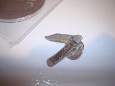 CASE LOT KNIFE COIN AND PIN CASE 059L SS PLUS COLLECTORS COIN AND TIE TACK HAT PIN