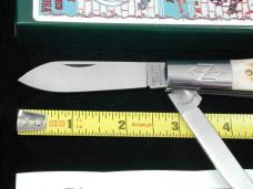New York Knife Co Genuine Stag Matteawan Barlow Knife By Cooper Cutlery M2506-S USA Made  