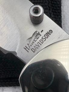 Harley Davidson HD-1 1998 1 Blade Lockback Pocket Knife