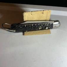 GEORGE SCHRADE PRESTO BLACK SWITCHBLADE WORKS GREAT 