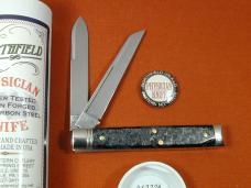 Great Eastern Cutlery GEC Smooth Black Pearl Acrylic Town Physicians Knife NIT USA Made 412226