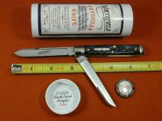 Great Eastern Cutlery GEC Smooth Black Pearl Acrylic Town Physicians Knife NIT USA Made 412226