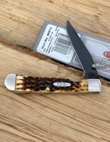 CASE XX ** 2016 ANTIQUE JIGGED BONE PVD COATED BLADE TRAPPERLOCK