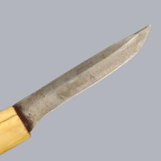 Antique 1920s Sami Knife Unna Niibas Puukko with Reindeer Horn Handle #B067