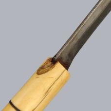 Antique 1920s Sami Knife Unna Niibas Puukko with Reindeer Horn Handle #B067