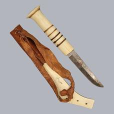Vintage 1960s Sami Knife Unna Niibas Puukko by Master Kristian Pingi #8759