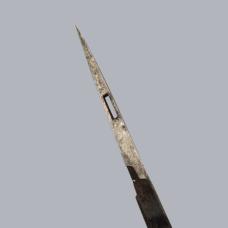 Antique 1750s Italian Genoese Knife Passacorda with Silver Mounts Genoa #A259