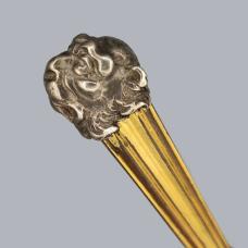 Antique 1750s Italian Genoese Knife Passacorda with Silver Mounts Genoa #A259