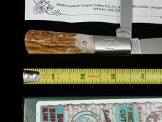 New York Knife Co Genuine Stag Matteawan Barlow Knife By Cooper Cutlery M2506-S USA Made  