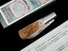 New York Knife Co Genuine Stag Matteawan Barlow Knife By Cooper Cutlery M2506-S USA Made  