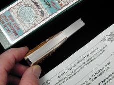 New York Knife Co Genuine Stag Matteawan Barlow Knife By Cooper Cutlery M2506-S USA Made  
