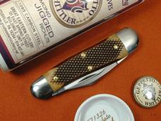 Great Eastern Cutlery GEC Chocolate Checkered Richlite Geppetto Whittler Knife NIT 571326 Made USA