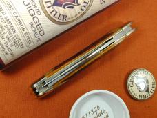 Great Eastern Cutlery GEC Chocolate Checkered Richlite Geppetto Whittler Knife NIT 571326 Made USA