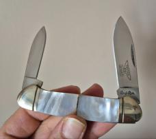 3 5/8"Rough Rider Canoe Knife, RR231, Nice Peral Handles