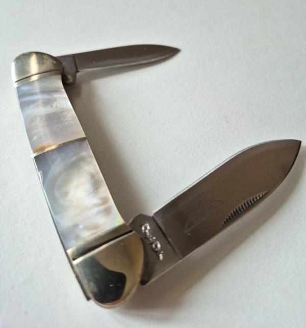 3 5/8"Rough Rider Canoe Knife, RR231, Nice Peral Handles