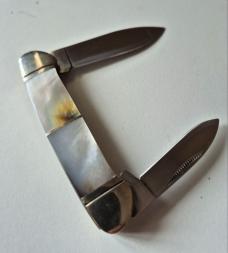 3 5/8"Rough Rider Canoe Knife, RR231, Nice Peral Handles