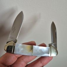 3 5/8"Rough Rider Canoe Knife, RR231, Nice Peral Handles