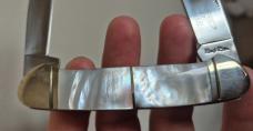 3 5/8"Rough Rider Canoe Knife, RR231, Nice Peral Handles