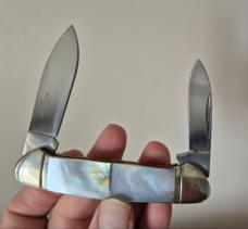 3 5/8"Rough Rider Canoe Knife, RR231, Nice Peral Handles