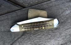 Case XX 1998 Mini Copperlock Green Pocket Worn Jig 1st Production Year Nice!