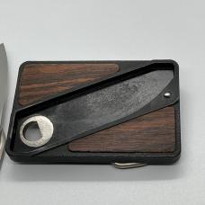 Never worn Gerber belt buckle knife wood vintage 