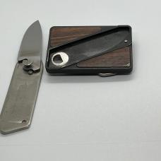 Never worn Gerber belt buckle knife wood vintage 