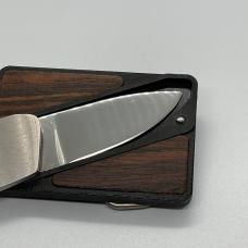 Never worn Gerber belt buckle knife wood vintage 
