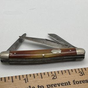 Vintage well used REMINGTON R3465 3 blade pocket knife 