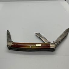 Vintage well used REMINGTON R3465 3 blade pocket knife 